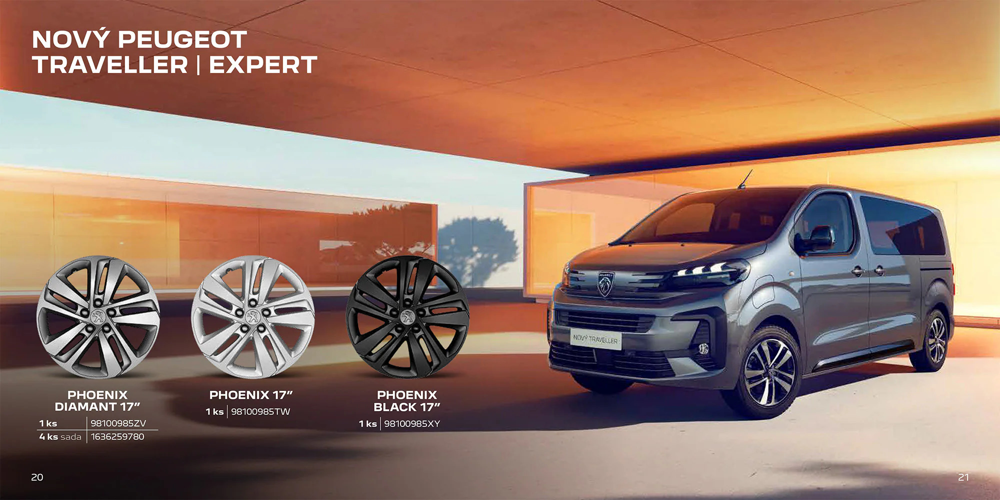 Hliníková kola Peugeot Traveller